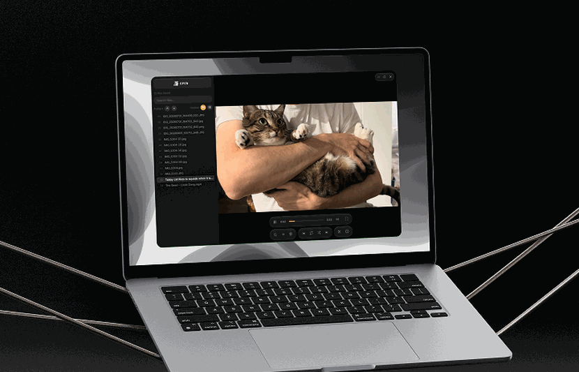 Jaco Media app mockup