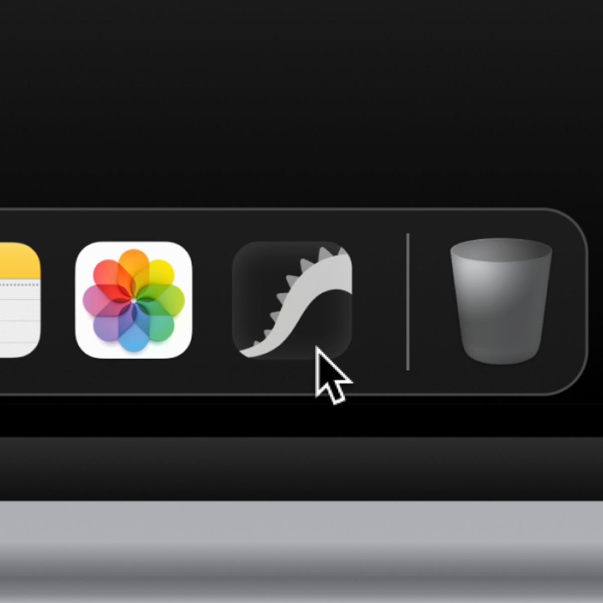 Telltail logo icon shown in the macOS dock